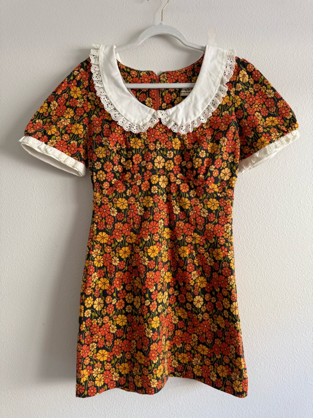 Miracle Eye Marigold Dolly Mini-Dress women’s Sz L